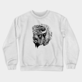 Bison head Crewneck Sweatshirt